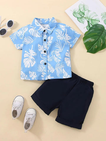 Tropical Shirt, Boy shirt, beach shirt, summer shirt, party shirt, Leaf Shirt, Vintage shirt, button up shirt, boy gift, Boy Birthday gift